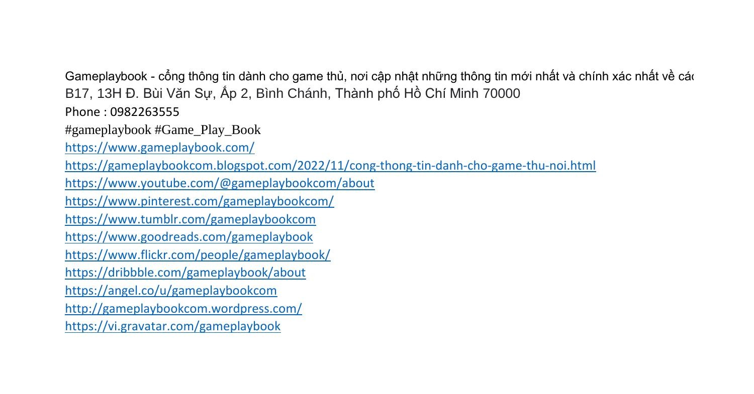 Game Play Book.xlsx | DocDroid