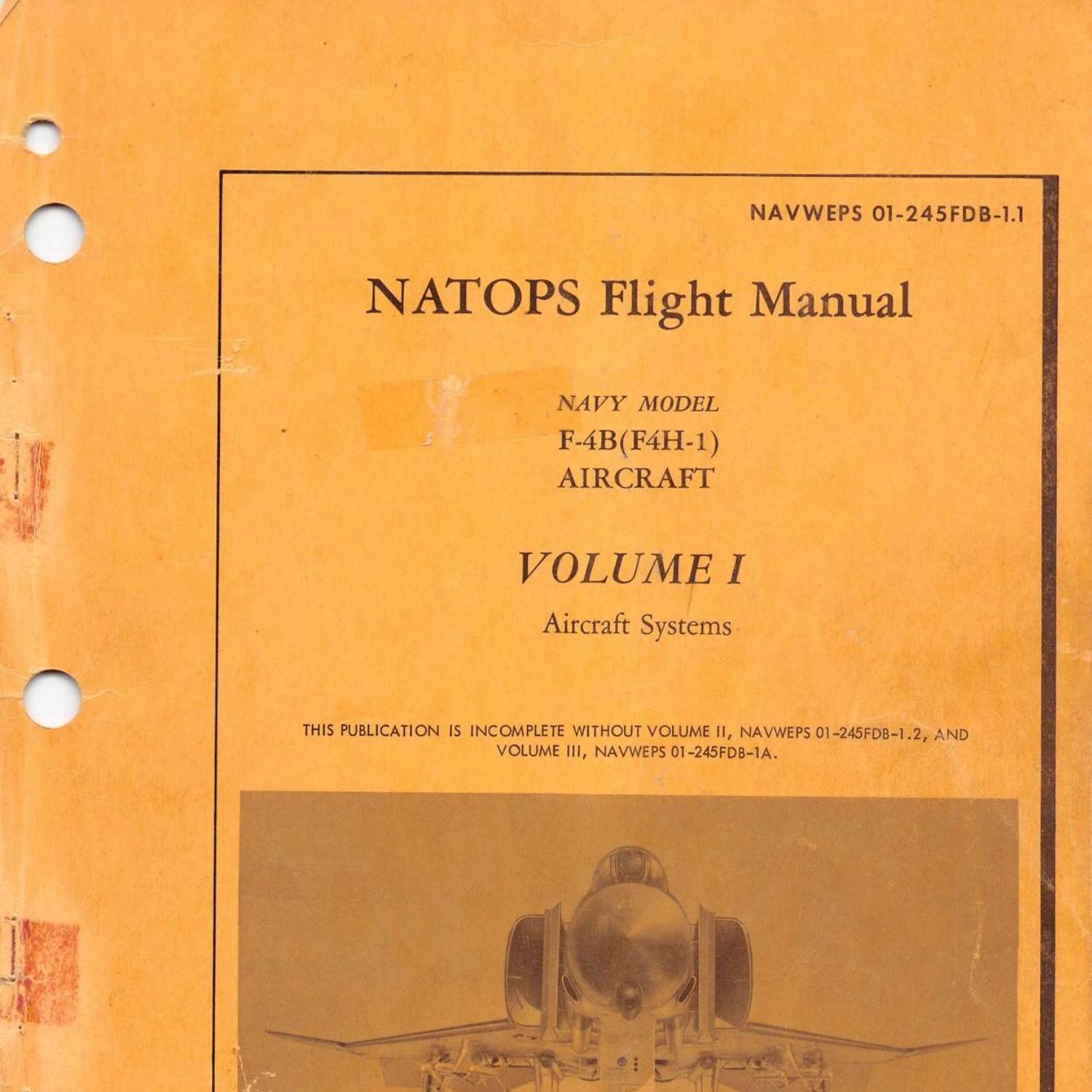 F-4B(F4H-1) Flight Manual (Volume I amd II).pdf | DocDroid