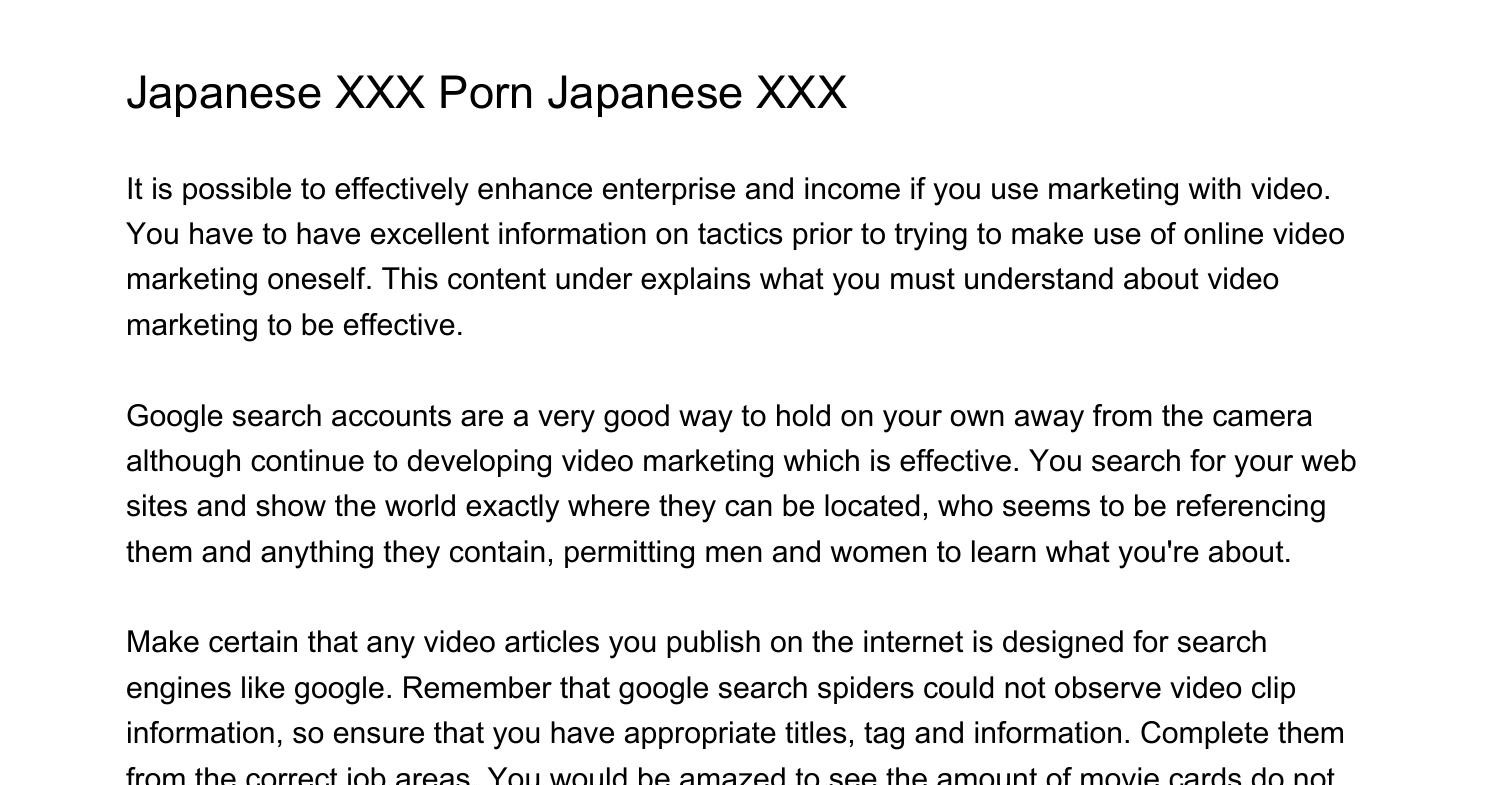 Japanese Xxx Porn Japanese Xxxiedyo Pdf Pdf Docdroid
