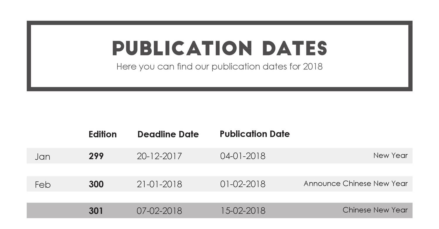 book publishing date