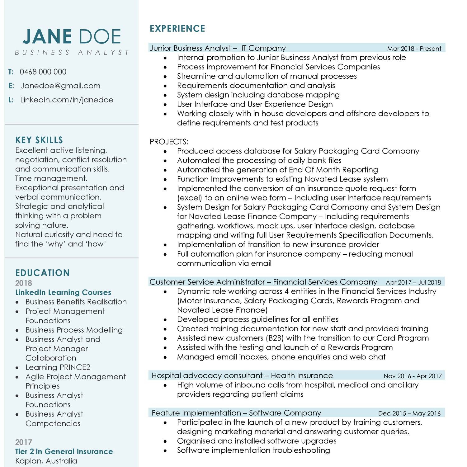 Jane Doe Resume.pdf | DocDroid