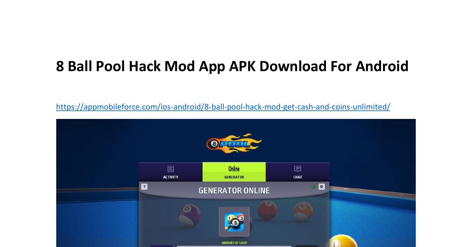 Download do APK de 8 Ball Pool hack para Android