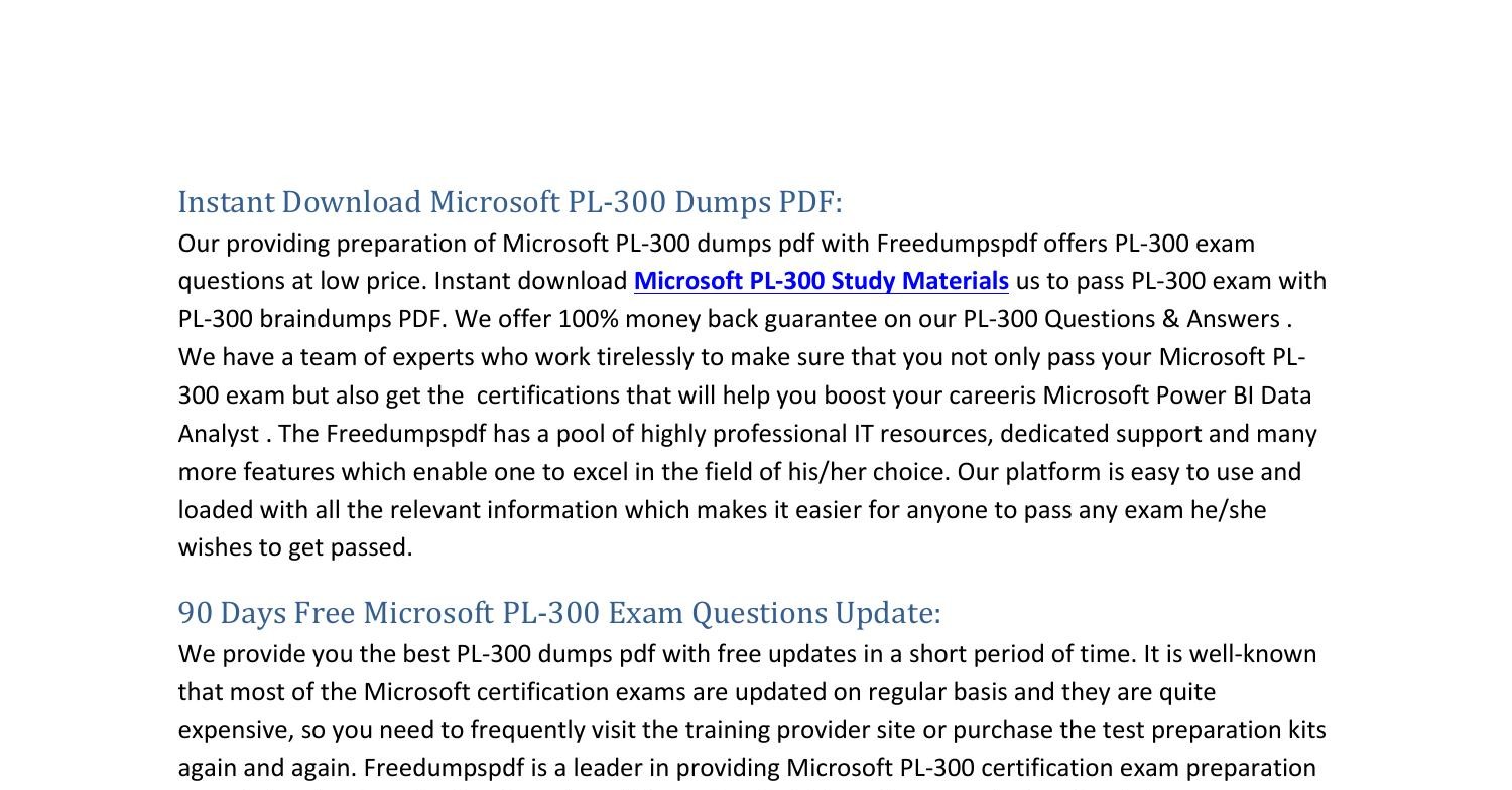 2k22try verified microsoft pl 300 dumps pdf with free certified