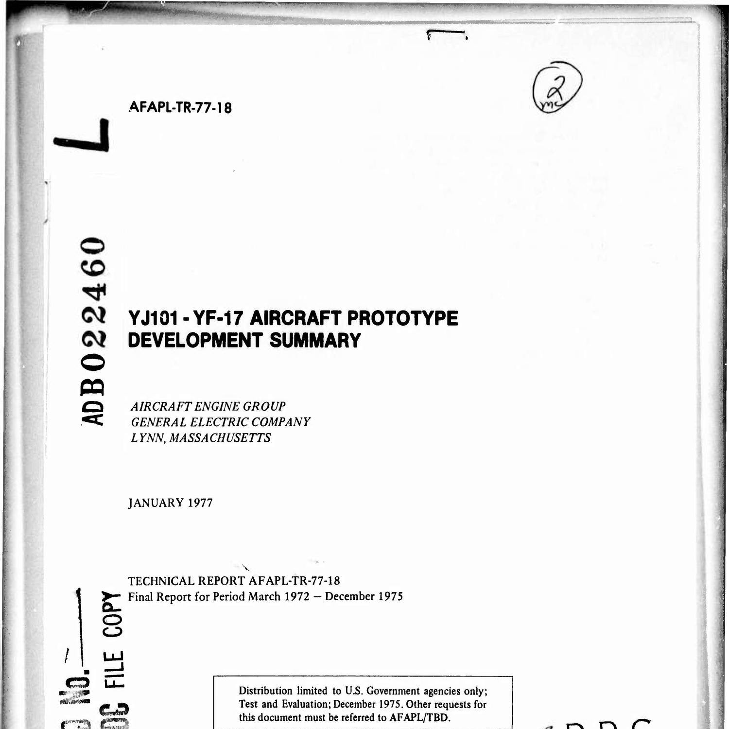 YJ-101_YF-17 Engine Prototype Development Summary.pdf | DocDroid
