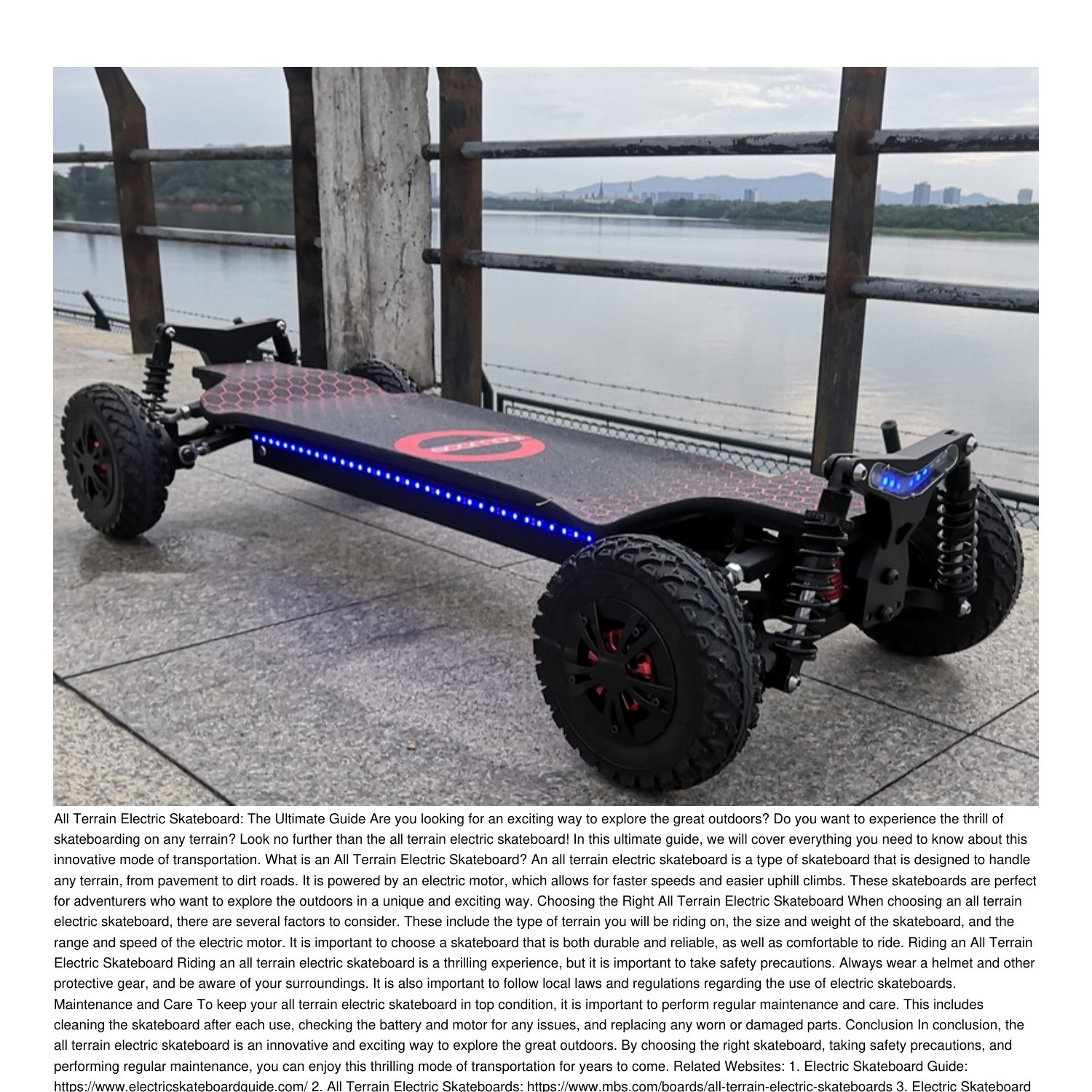 The Ultimate Guide to All Terrain Electric Skateboards What You Need