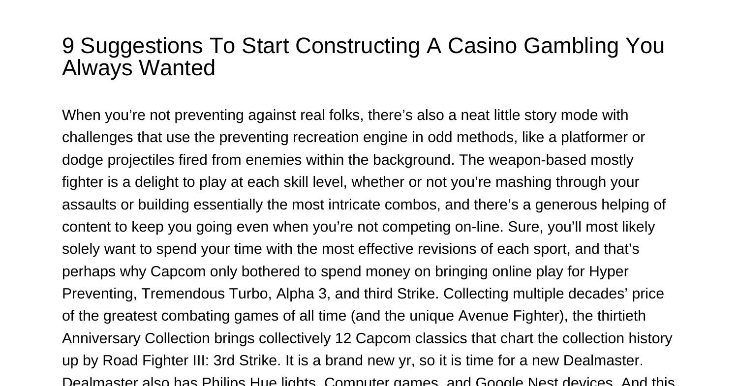 Casino Gambling Strategies