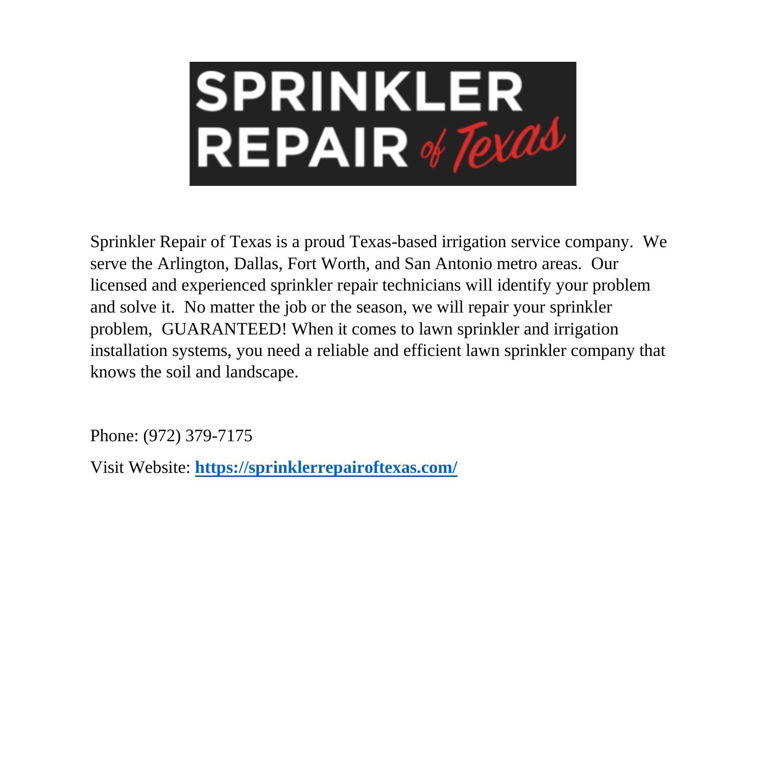 Sprinkler Repair of Texas.pdf DocDroid