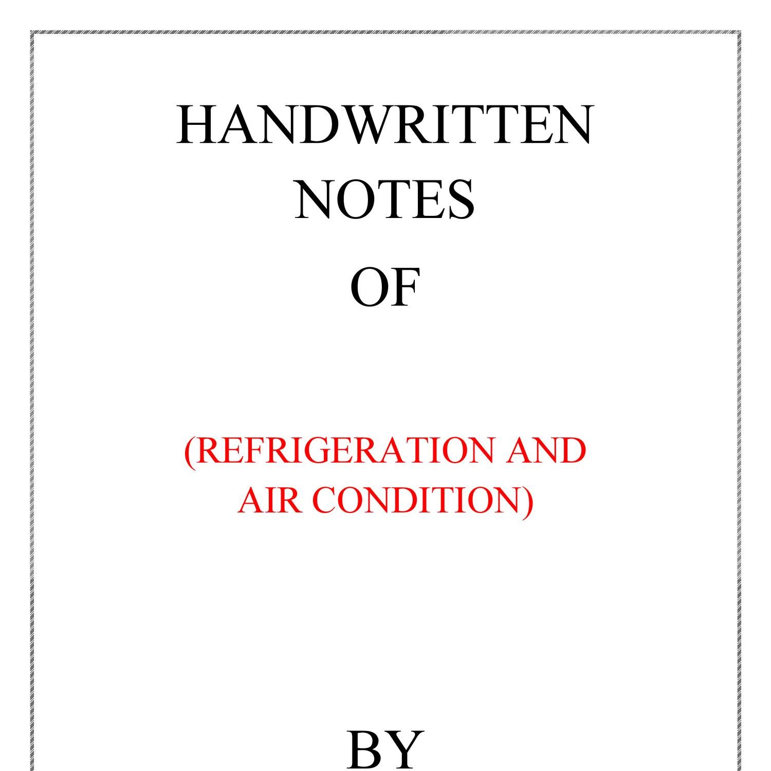 REFRIGERATION AND AIR CONDITION NOTES.pdf DocDroid