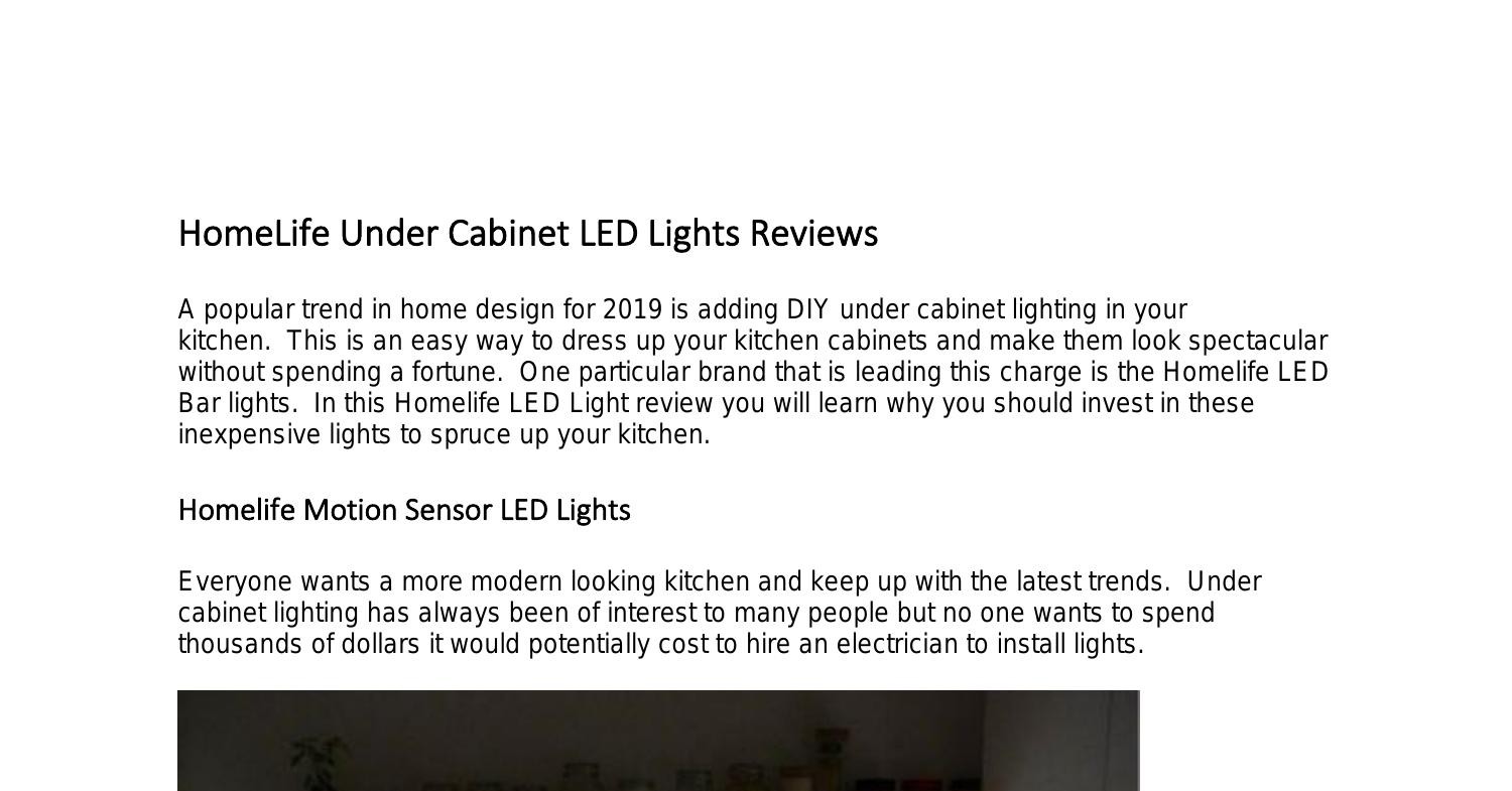 HomeLife Under LED Lights Reviews.docx DocDroid