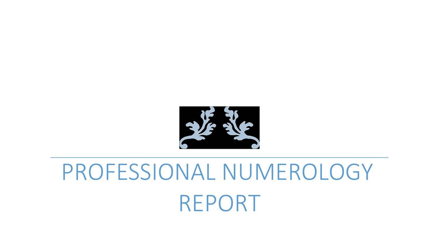 Professional Numerology Report Example (67 pgs).pdf | DocDroid