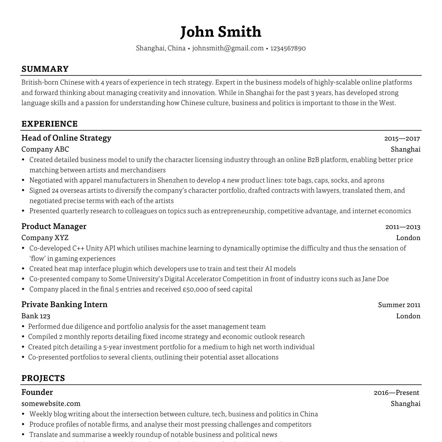 CV - anonymised.pdf | DocDroid