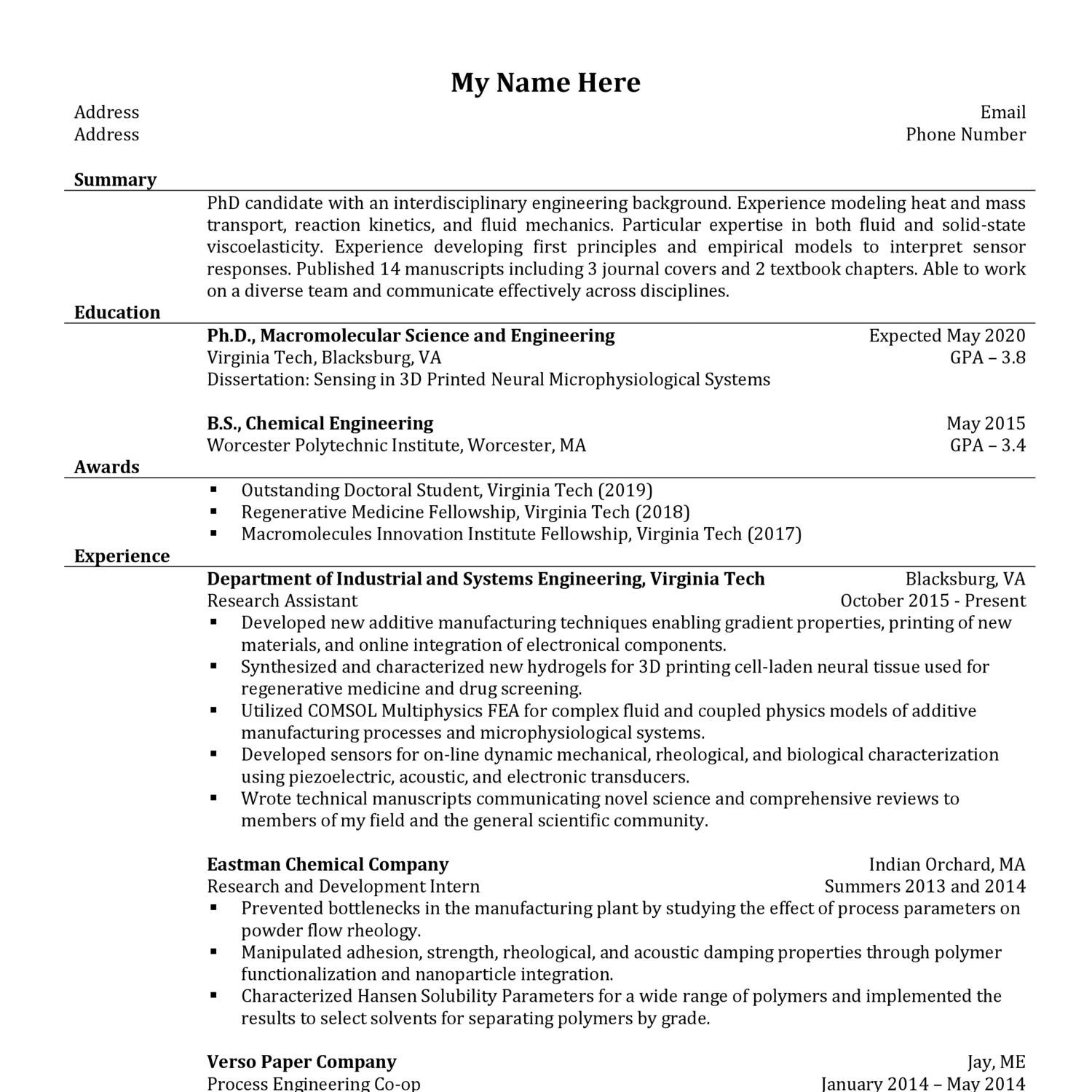General Resume Anonymous pdf - General Resume Anonymous 