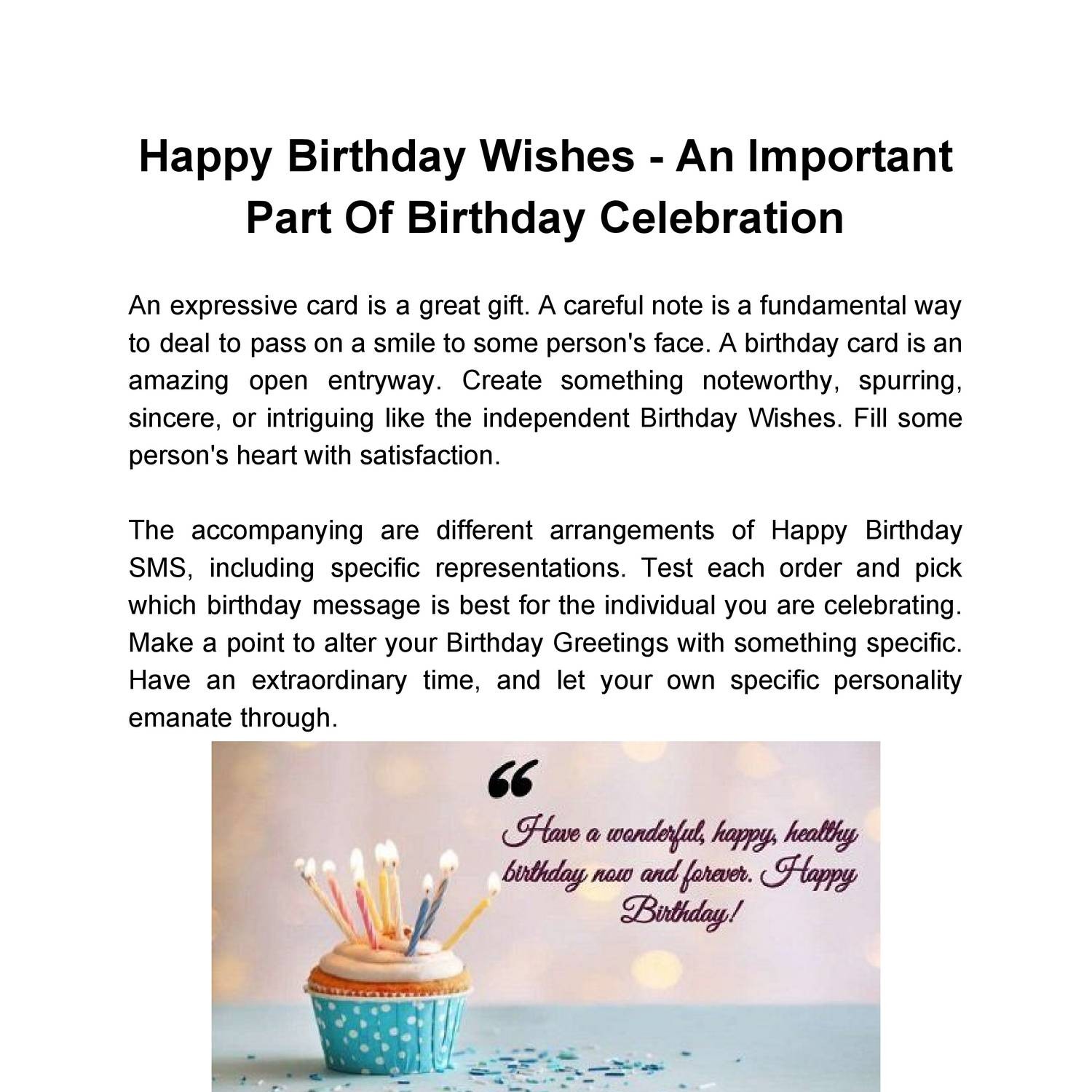 Happy Birthday Wishes An Important Part Of Birthday Celebration.pdf DocDroid