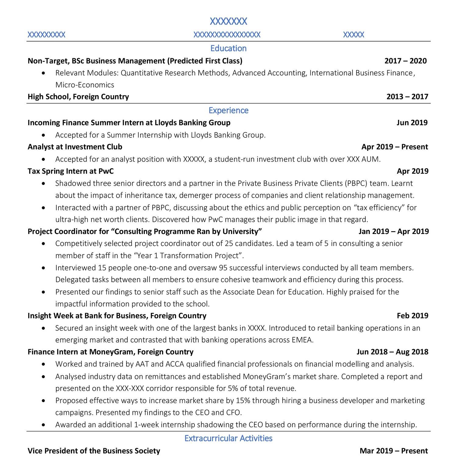 Curriculum vitae rating image