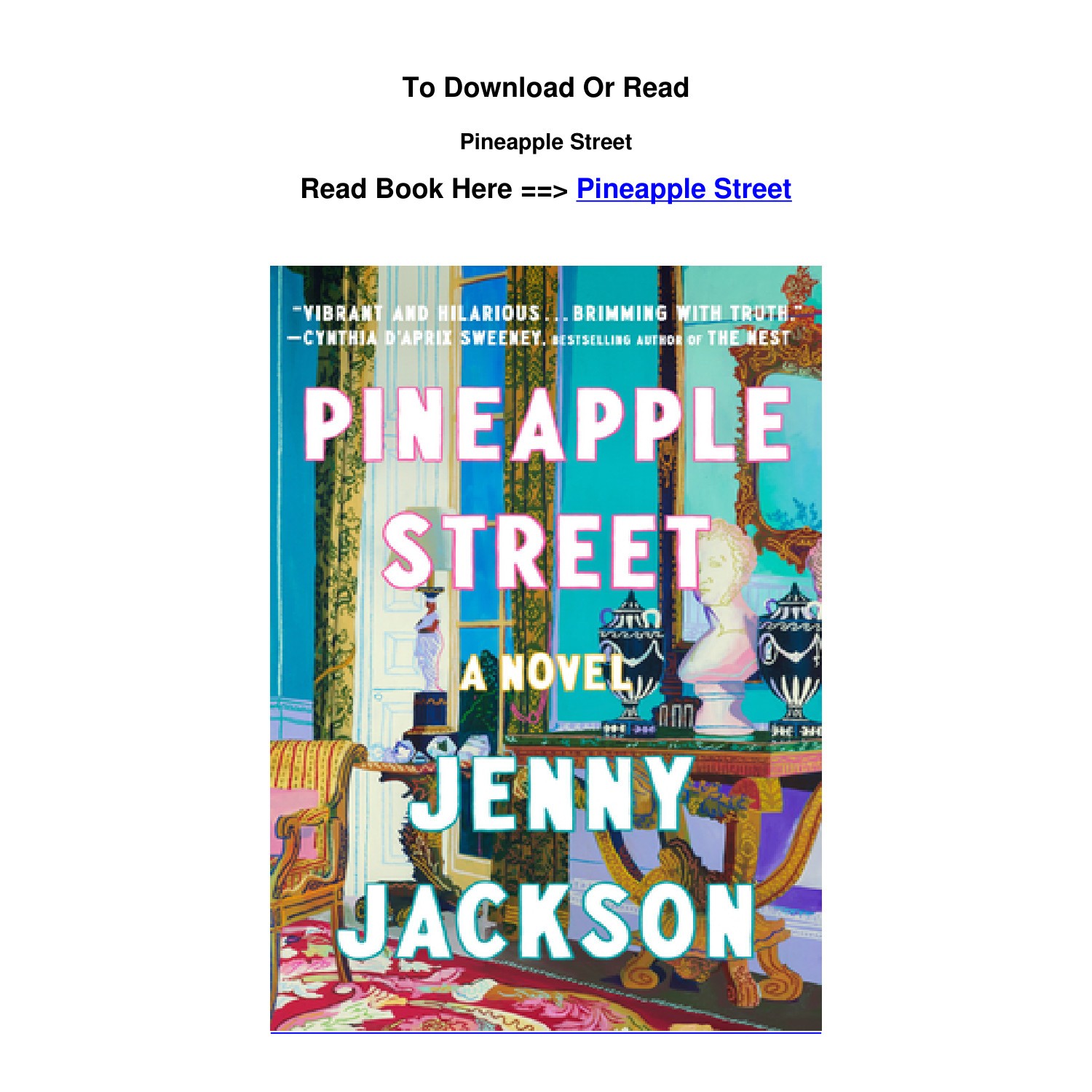 epub DOWNLOAD Pineapple Street BY Jenny Jackson.pdf DocDroid