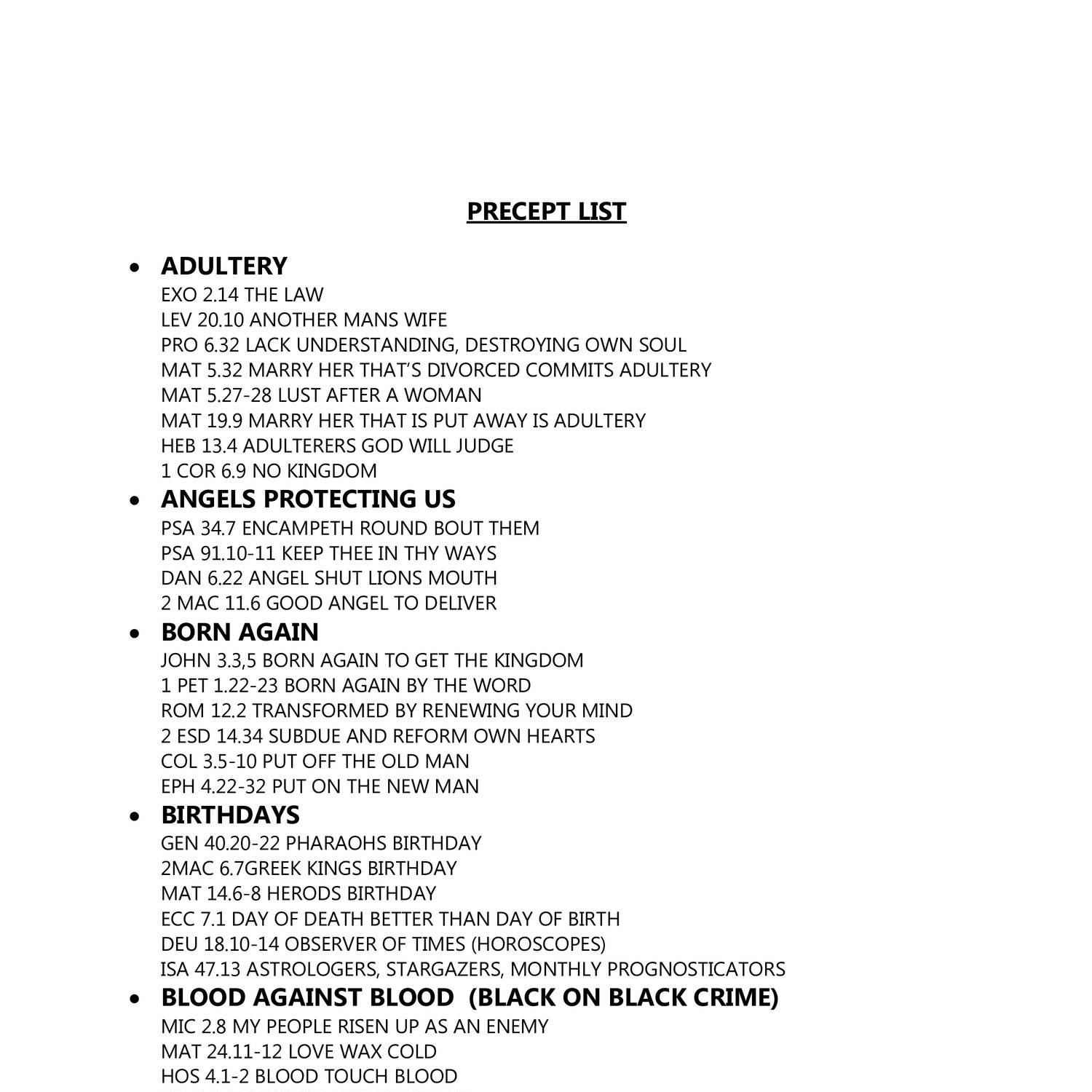 PRECEPT UPON PRECEPT pdf DocDroid