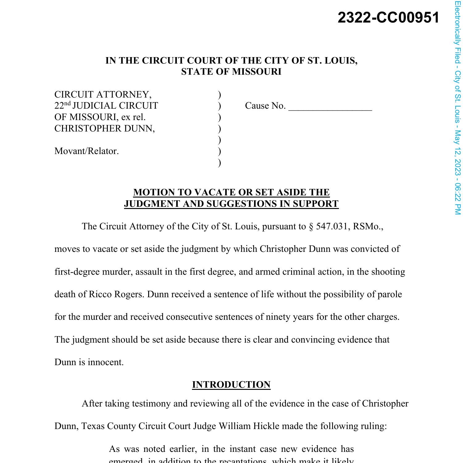 051223 CIRCUIT ATTORNEY CHRISTOPHER DUNN V STATE OF MISSOURI.pdf DocDroid