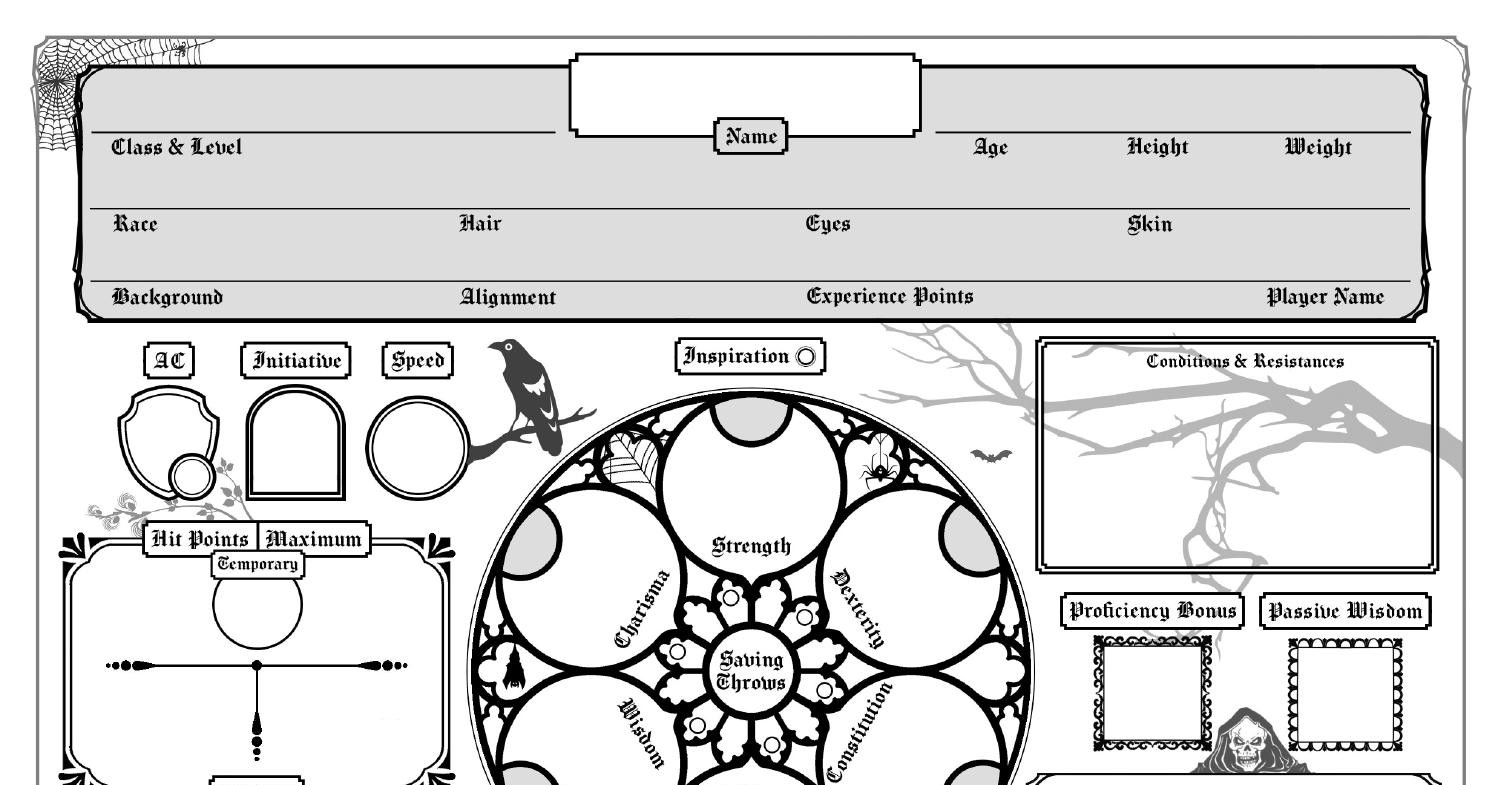 5e Gothic Character Sheet Pdf Docdroid