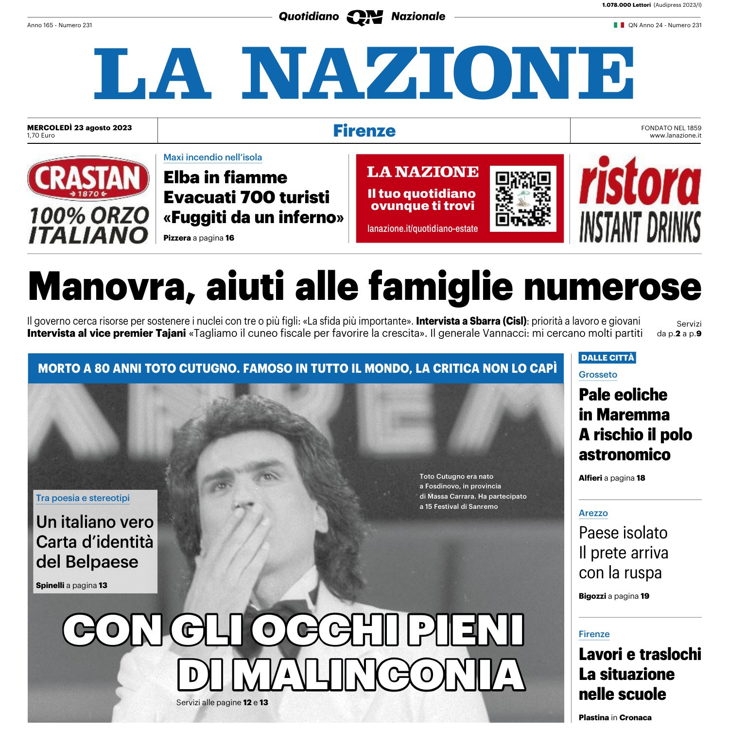 La Nazione Prima Pagina Nazionale.pdf DocDroid