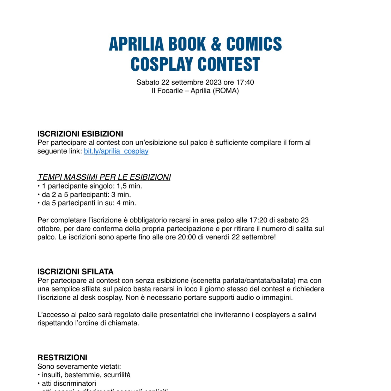 Cosplay Contest Aprilia Book & Comics.pdf | DocDroid