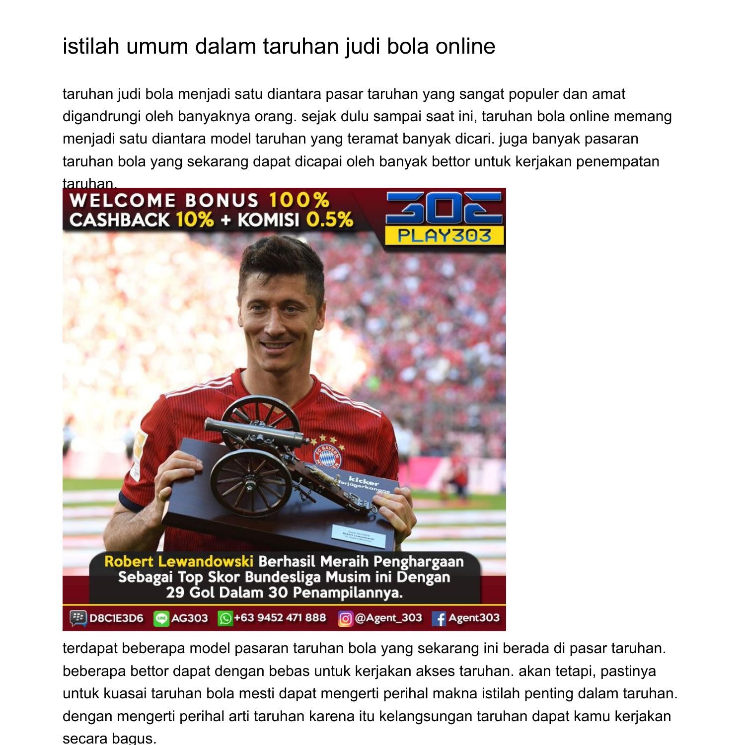 istilah umum dalam taruhan judi bola onlinennsln.pdf.pdf | DocDroid