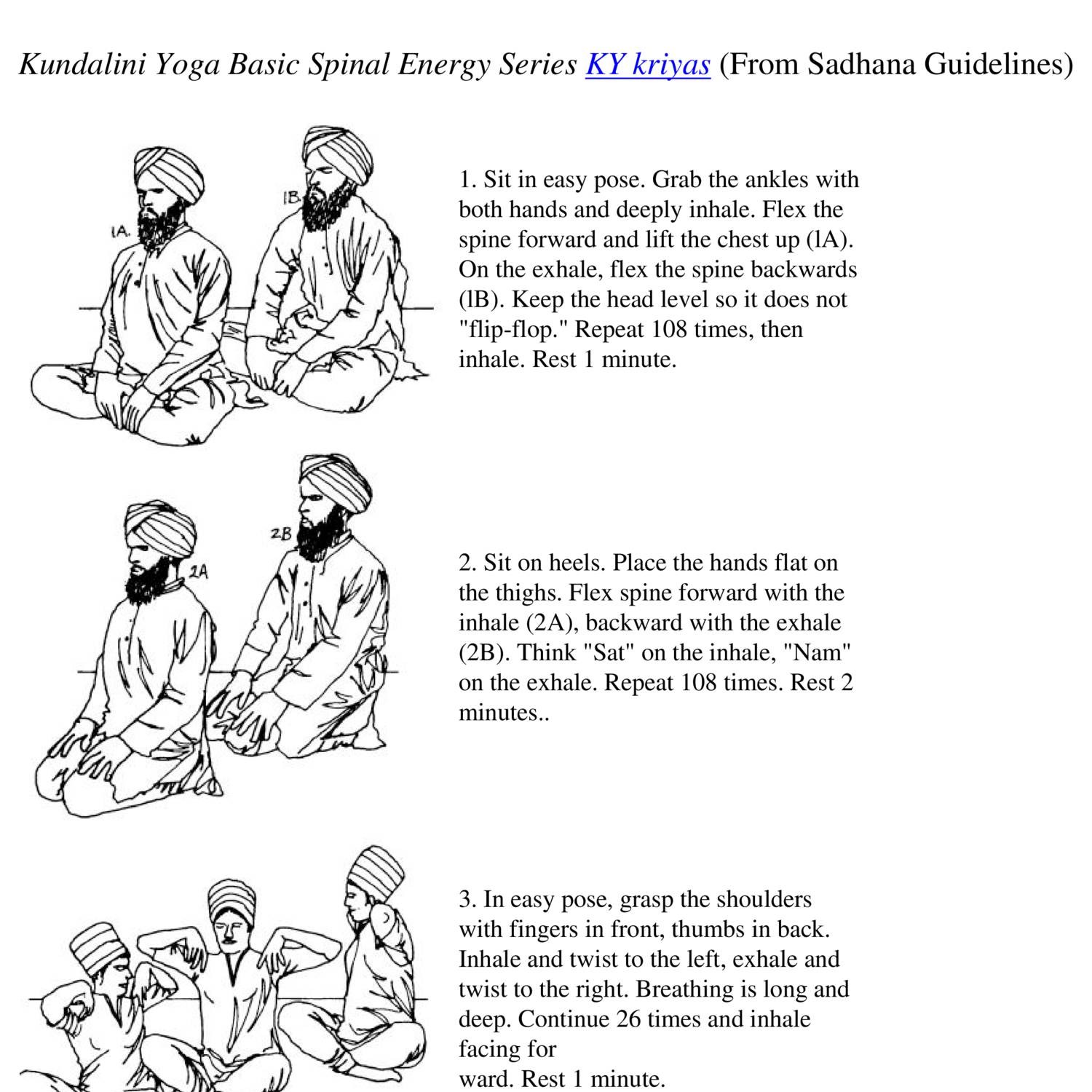 Kundalini Yoga Basic Spinal Energy
