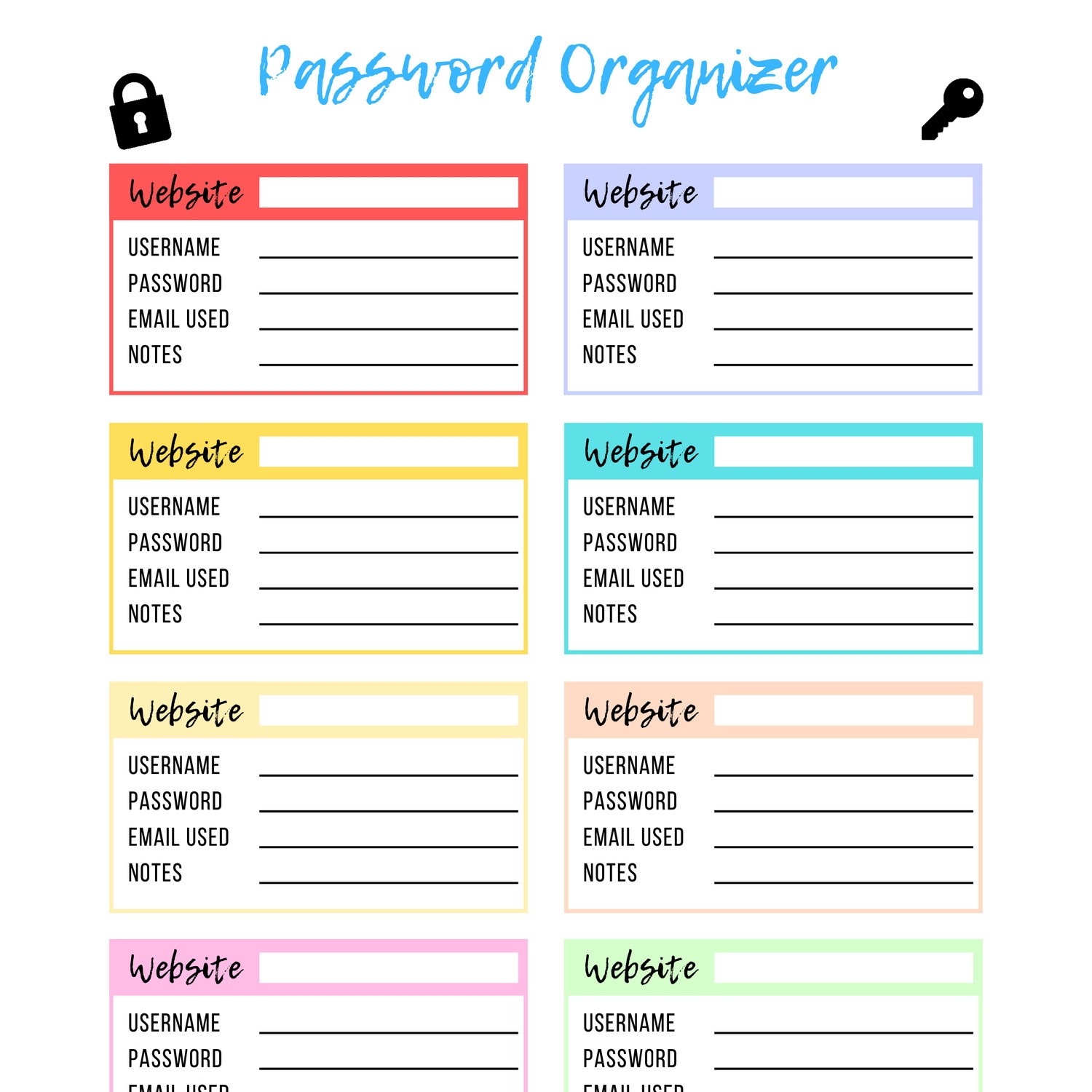 Password Organizer.pdf | DocDroid