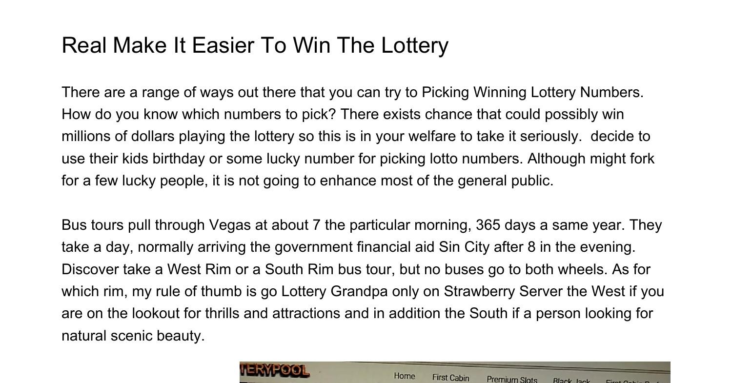 3 Reasons You Dont Win The Lotteryijekb.pdf.pdf DocDroid