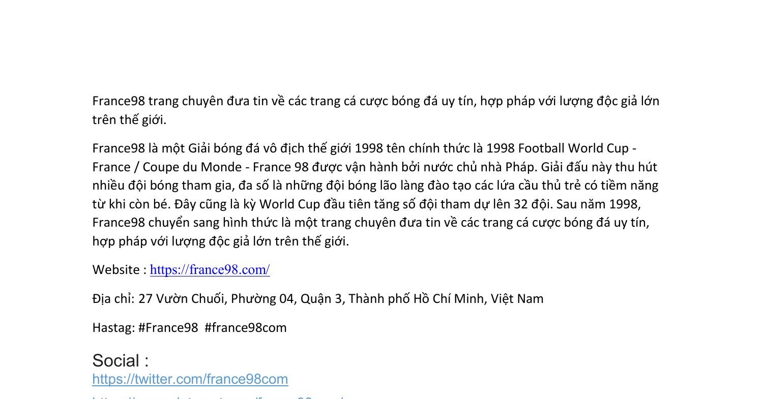 France98 trang chuyên đưa tin về các trang cá cược bóng đá uy tín.pdf