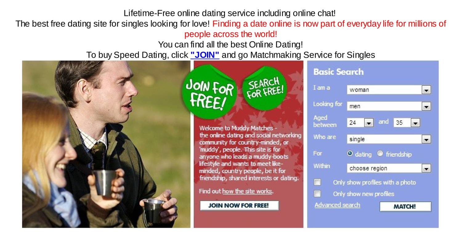 Free online dating service and chat website