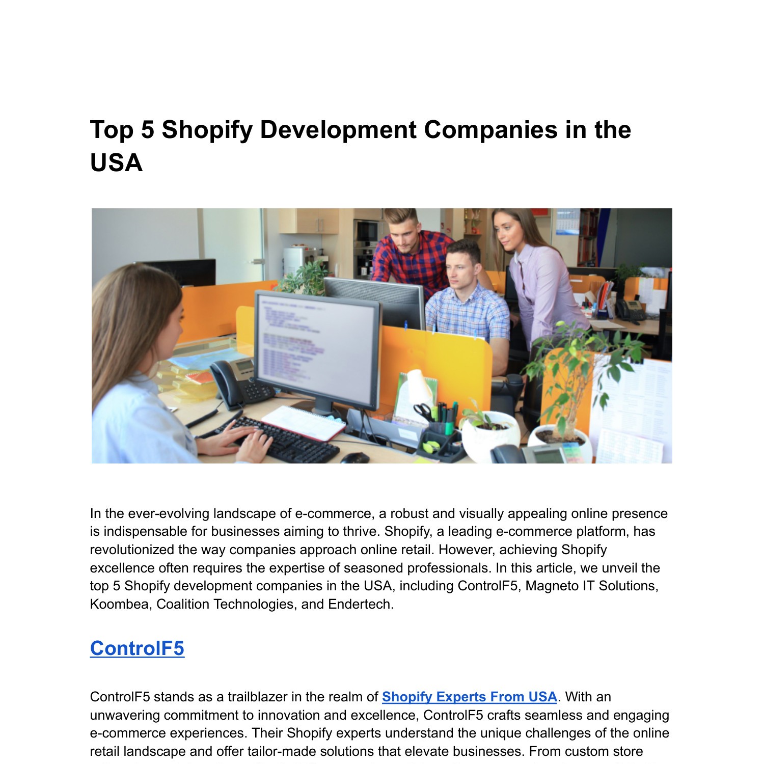 Top 5 Shopify Development Companies in the USA.pdf DocDroid