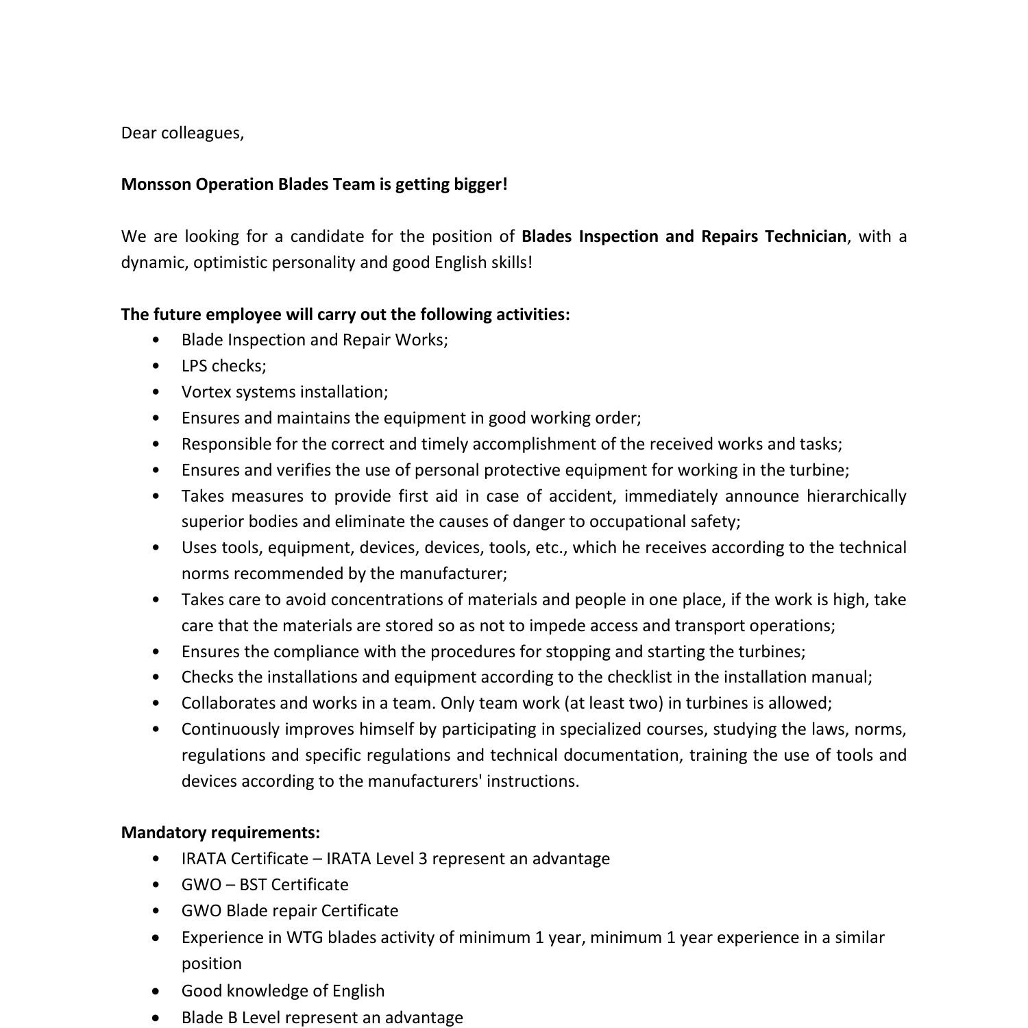 Blade Repair Technician.pdf DocDroid