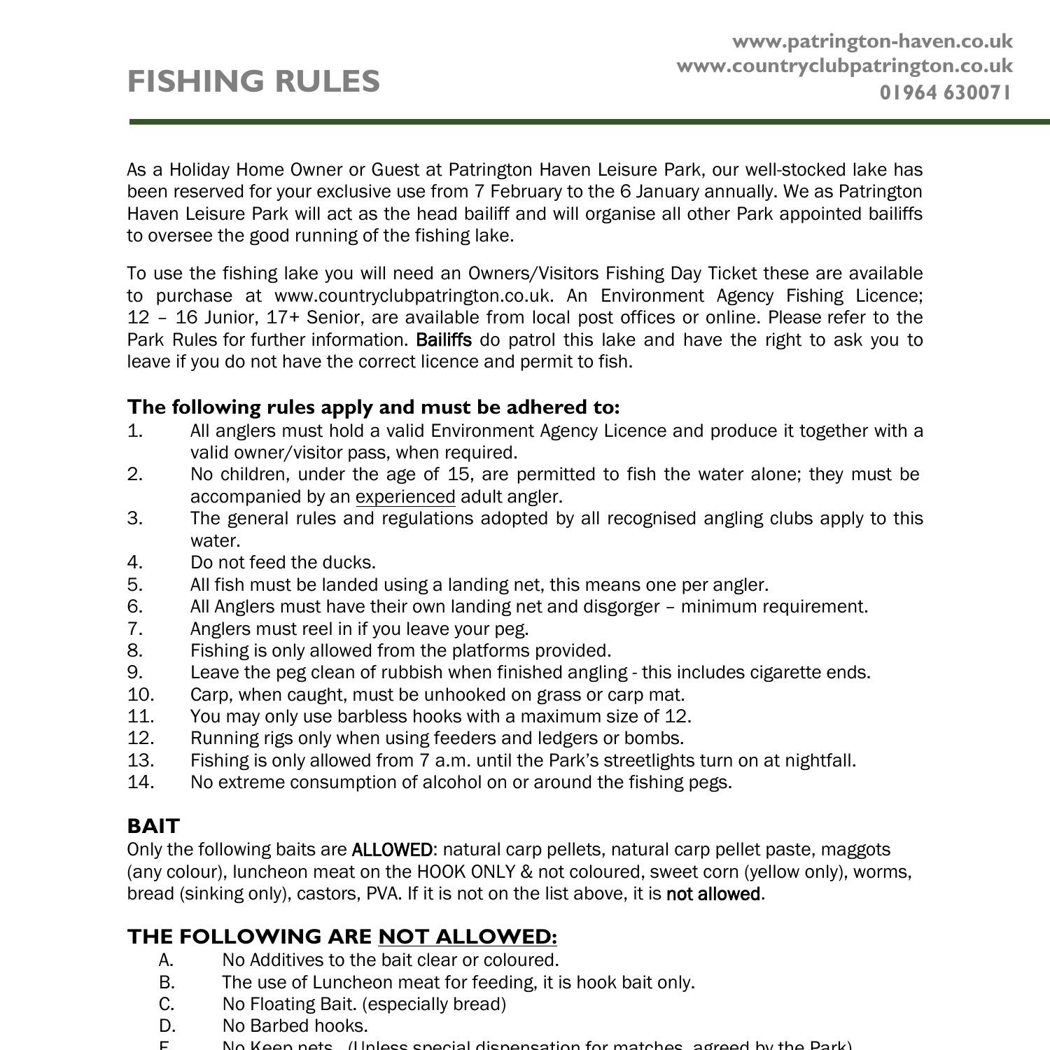 Park Fishing Rules .pdf DocDroid