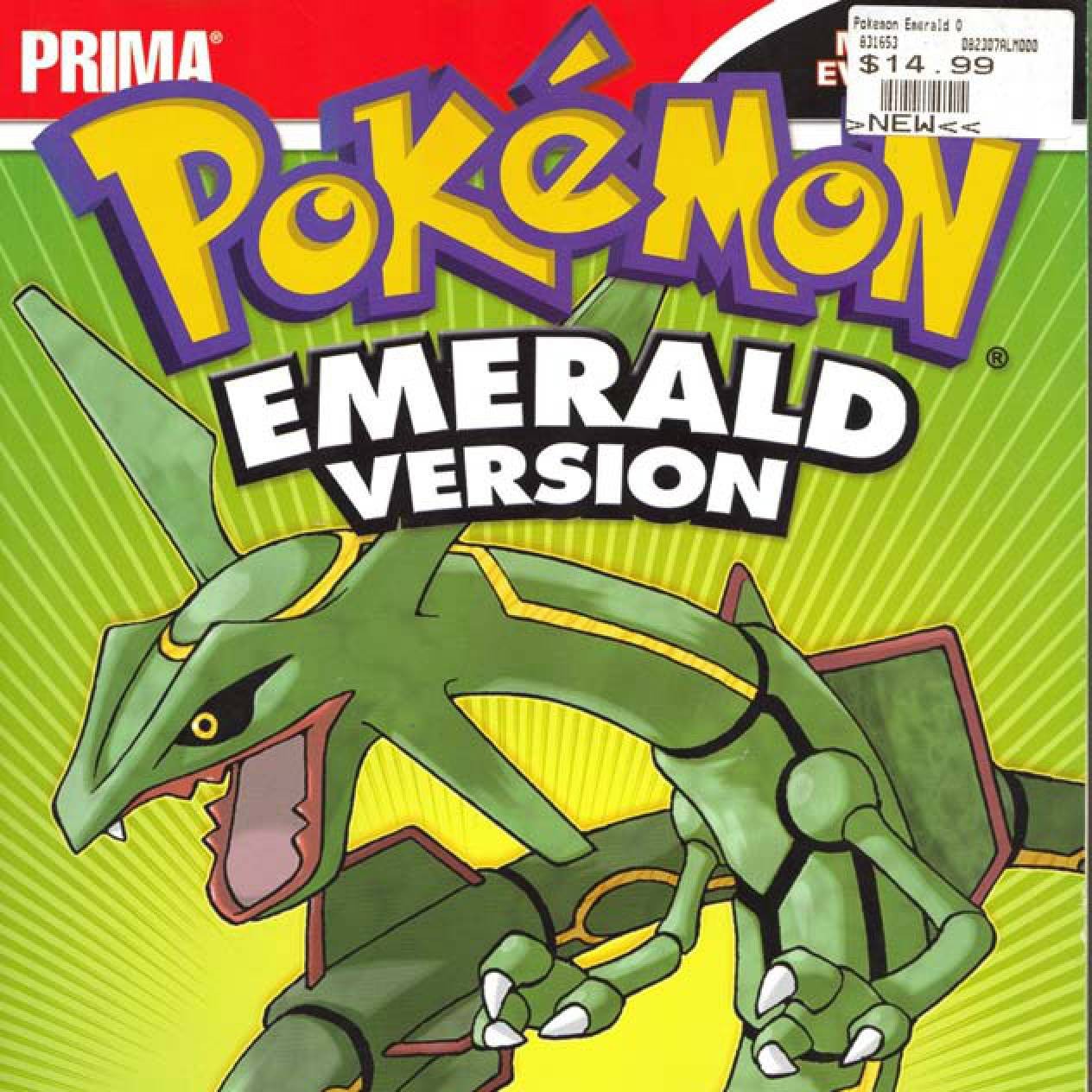 Pokemon Emerald Version Instruction Booklet and inserts