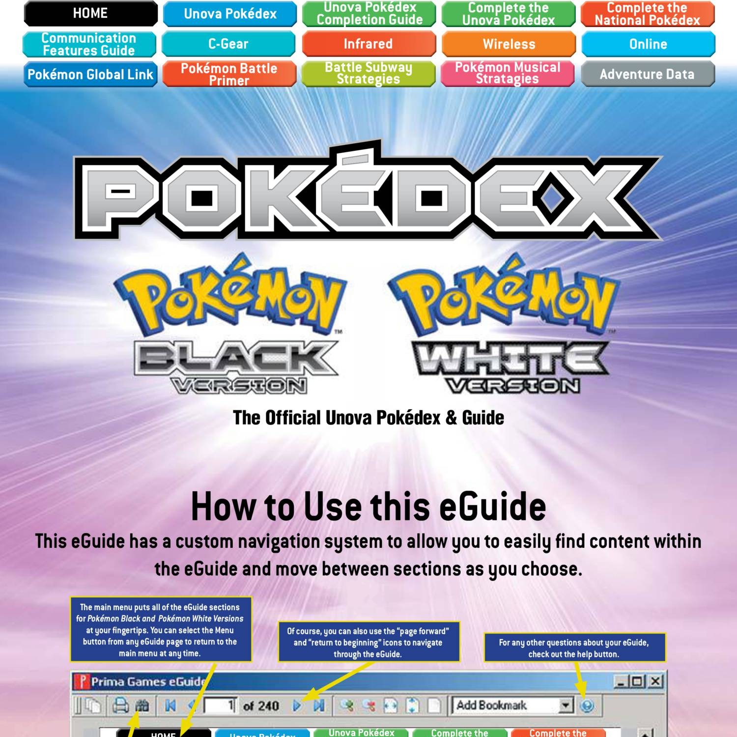 The Offical Unova Pokedex & Guide, Volume 2: Pokemon Black Version/Pok