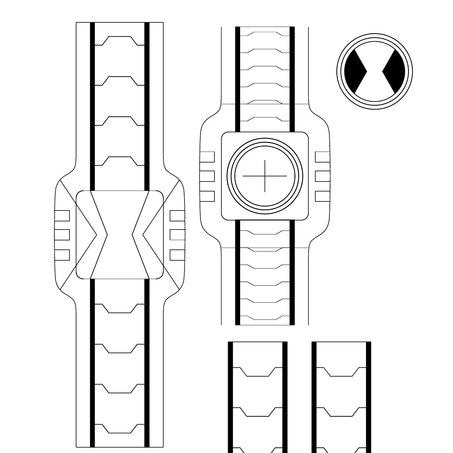 ben 10 omnitrix template