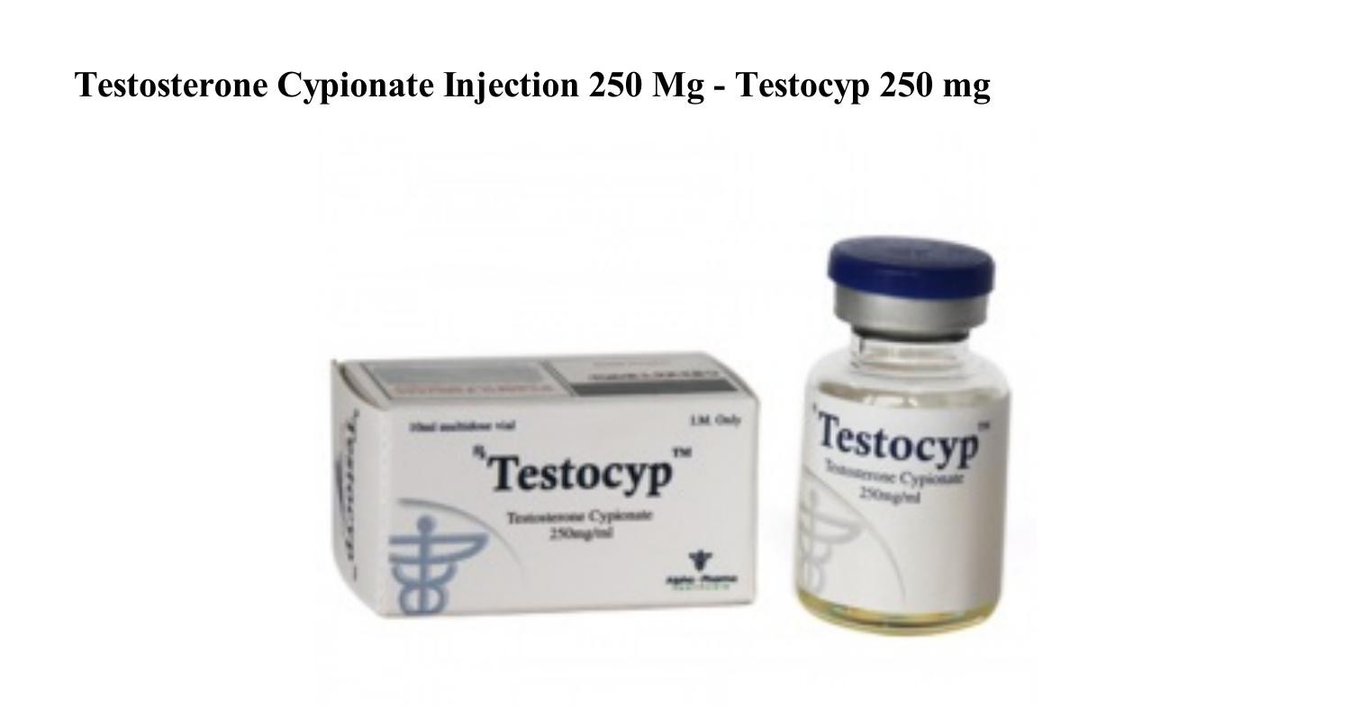 Testosterone Cypionate Injection 250 Mg Testocyp 250 mg 1 vial 10 ml