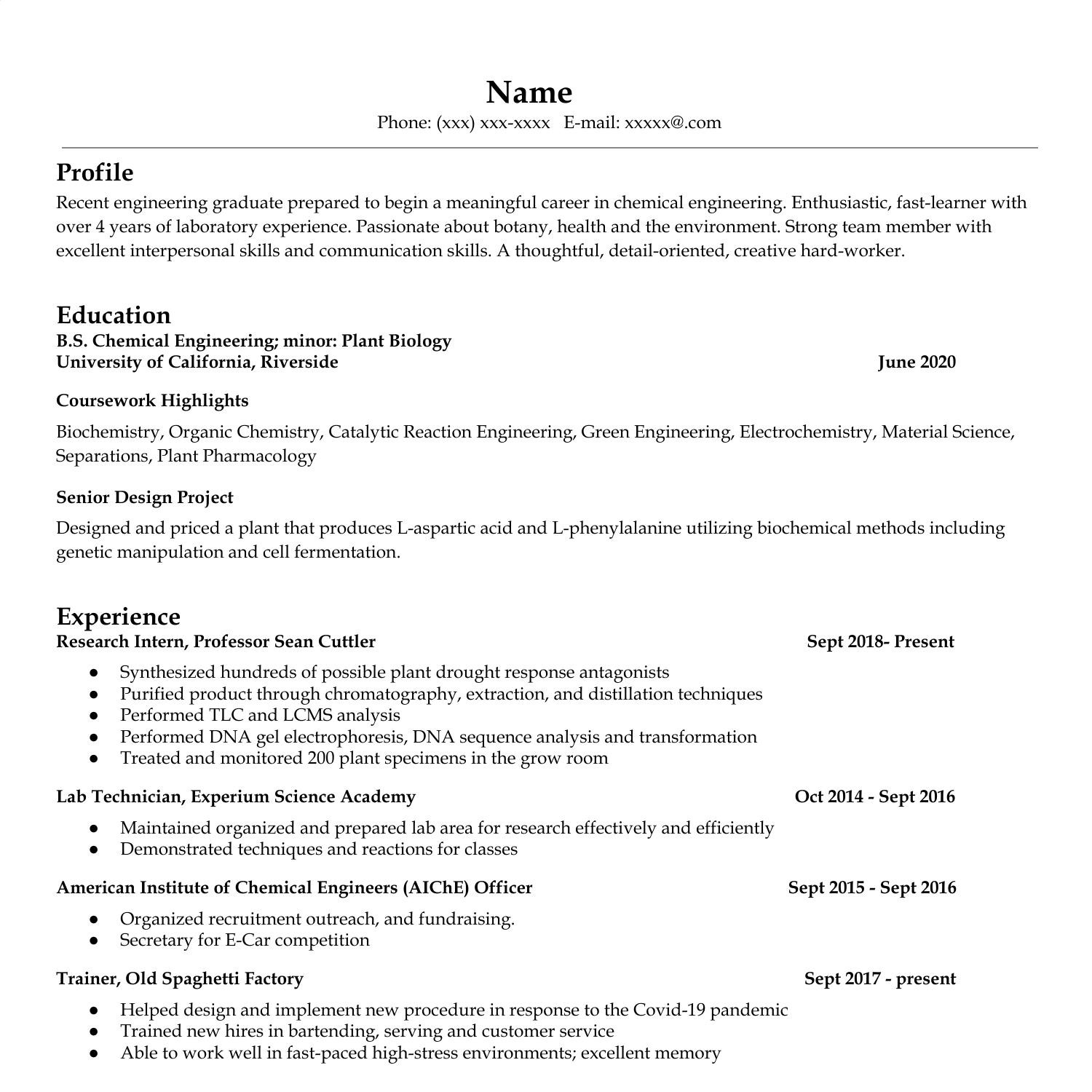 using resume templates reddit