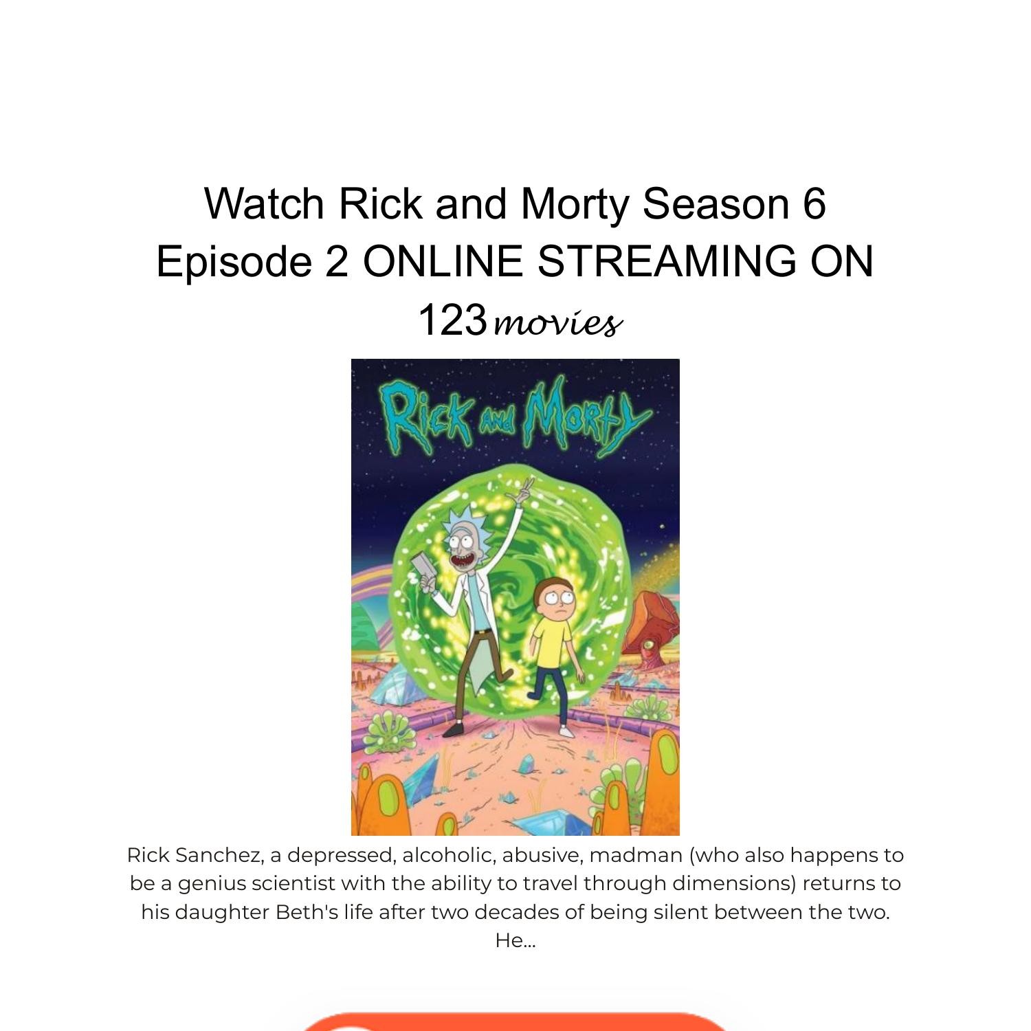 Watch Rick and Morty Online Streaming