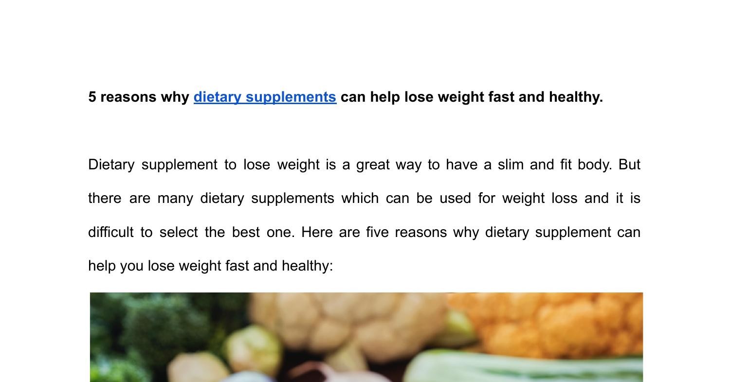 5-reasons-why-dietary-supplements-can-help-lose-weight-fast-and-healthy