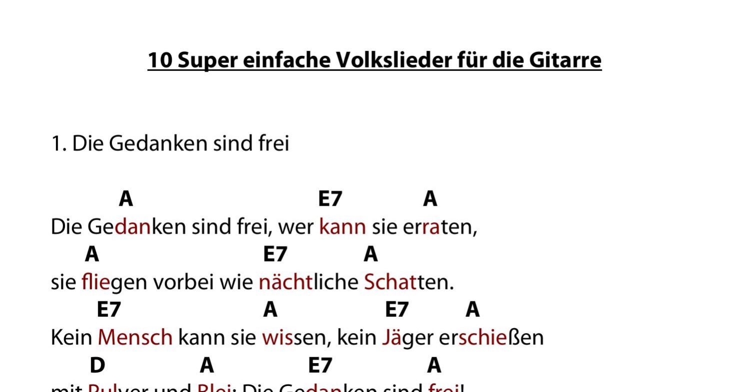 AndiT - 10 SUPER EINFACHE Volkslieder.pdf | DocDroid