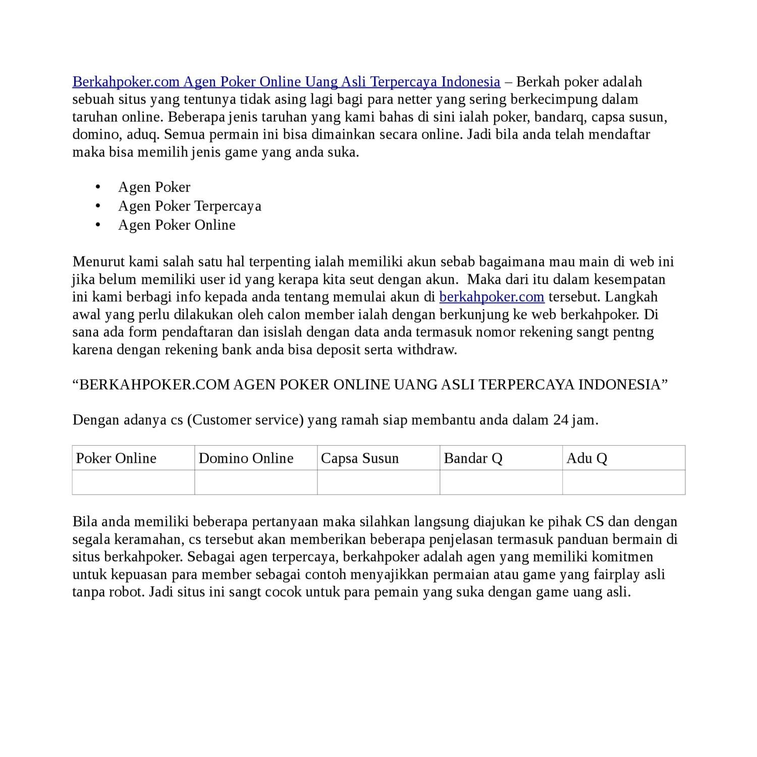 Berkahpoker.com Agen Poker Online Uang Asli Terpercaya Indonesia .pdf