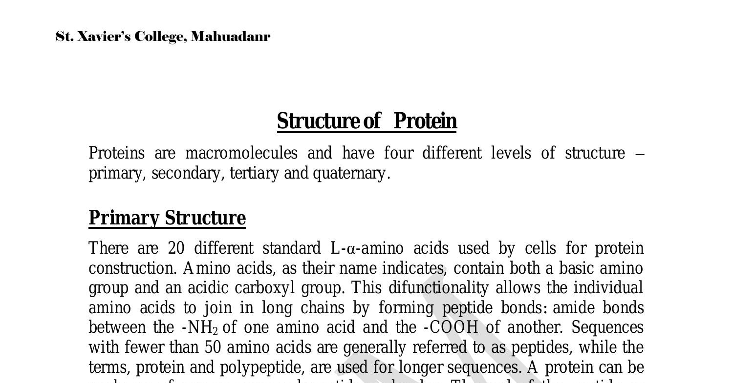 Structure of Protein.pdf DocDroid