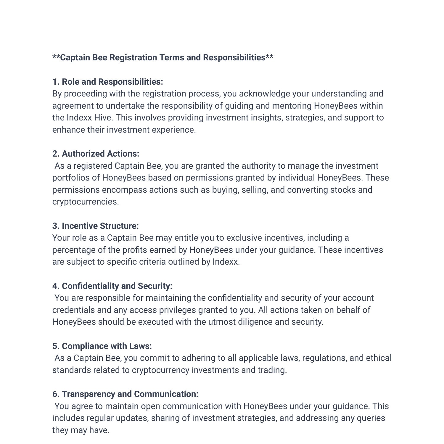 Terms Of Use For Captain Bee pdf DocDroid