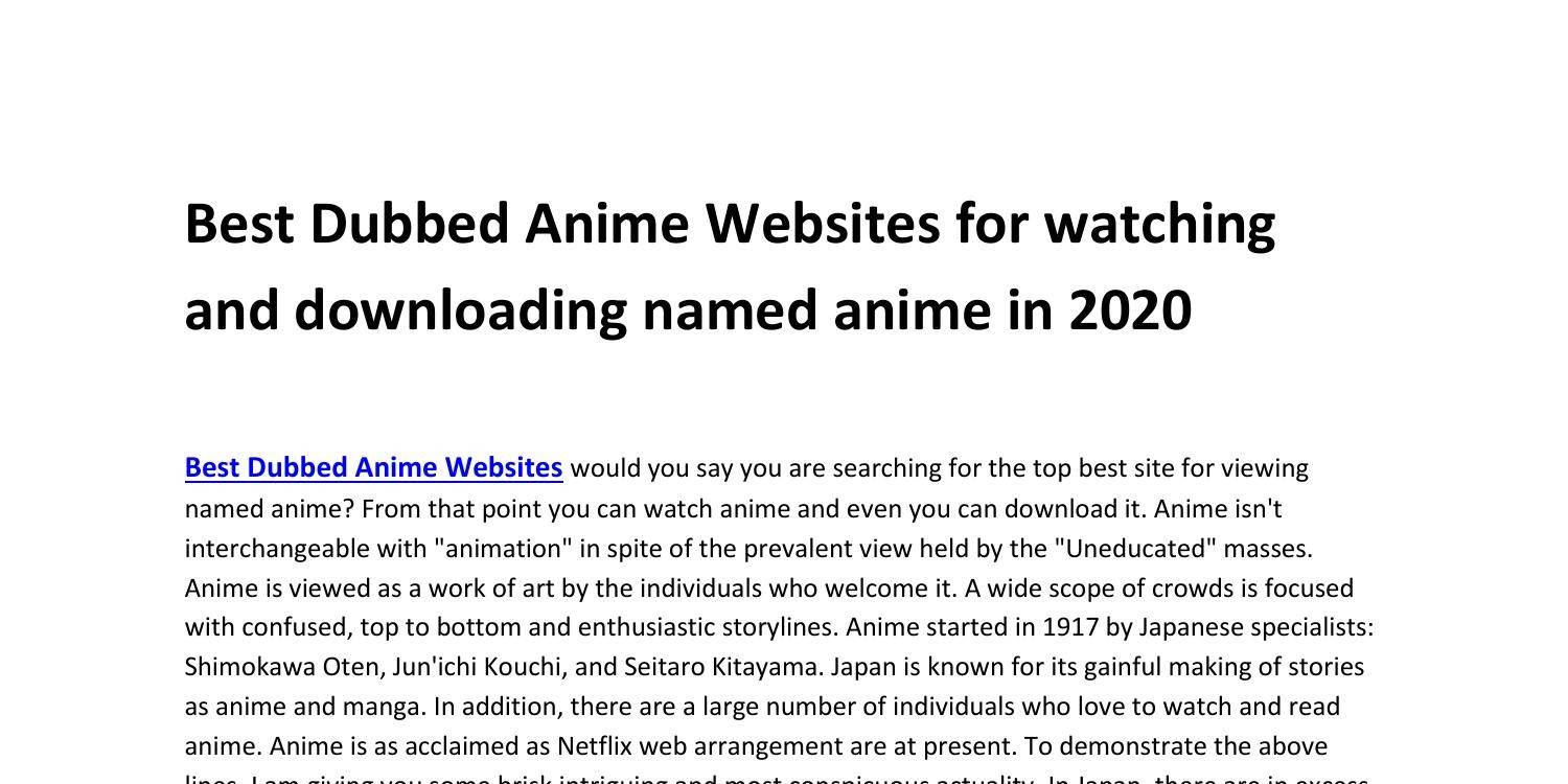 37 Free Anime Streaming Sites to Watch Anime Online