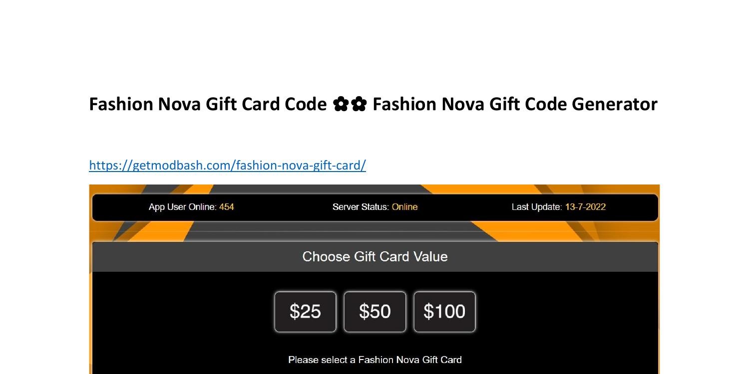 Share 131+ buy fashion nova gift card best kidsdream.edu.vn