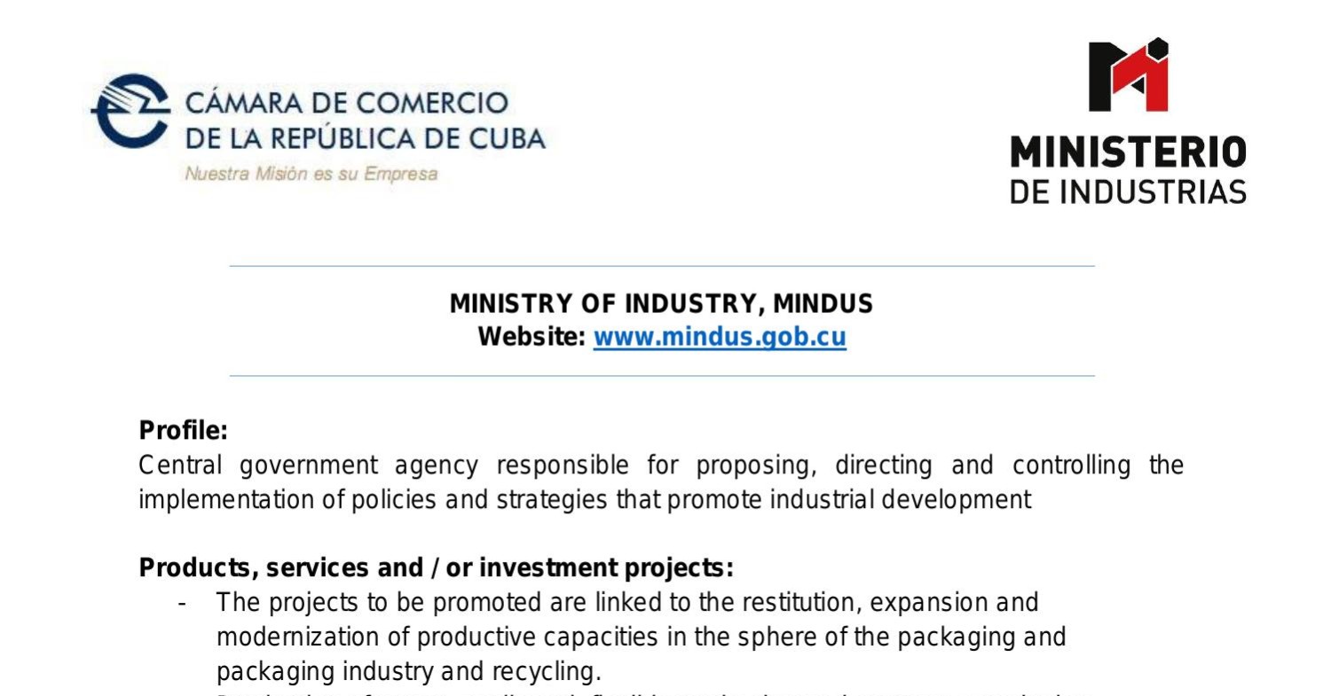 MINDUS - Ministry of Industry.pdf | DocDroid