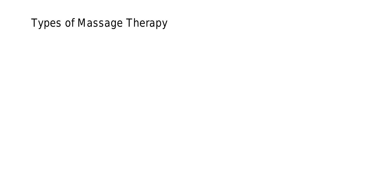 Varieties Of Massage Therapynsjfapdfpdf Docdroid