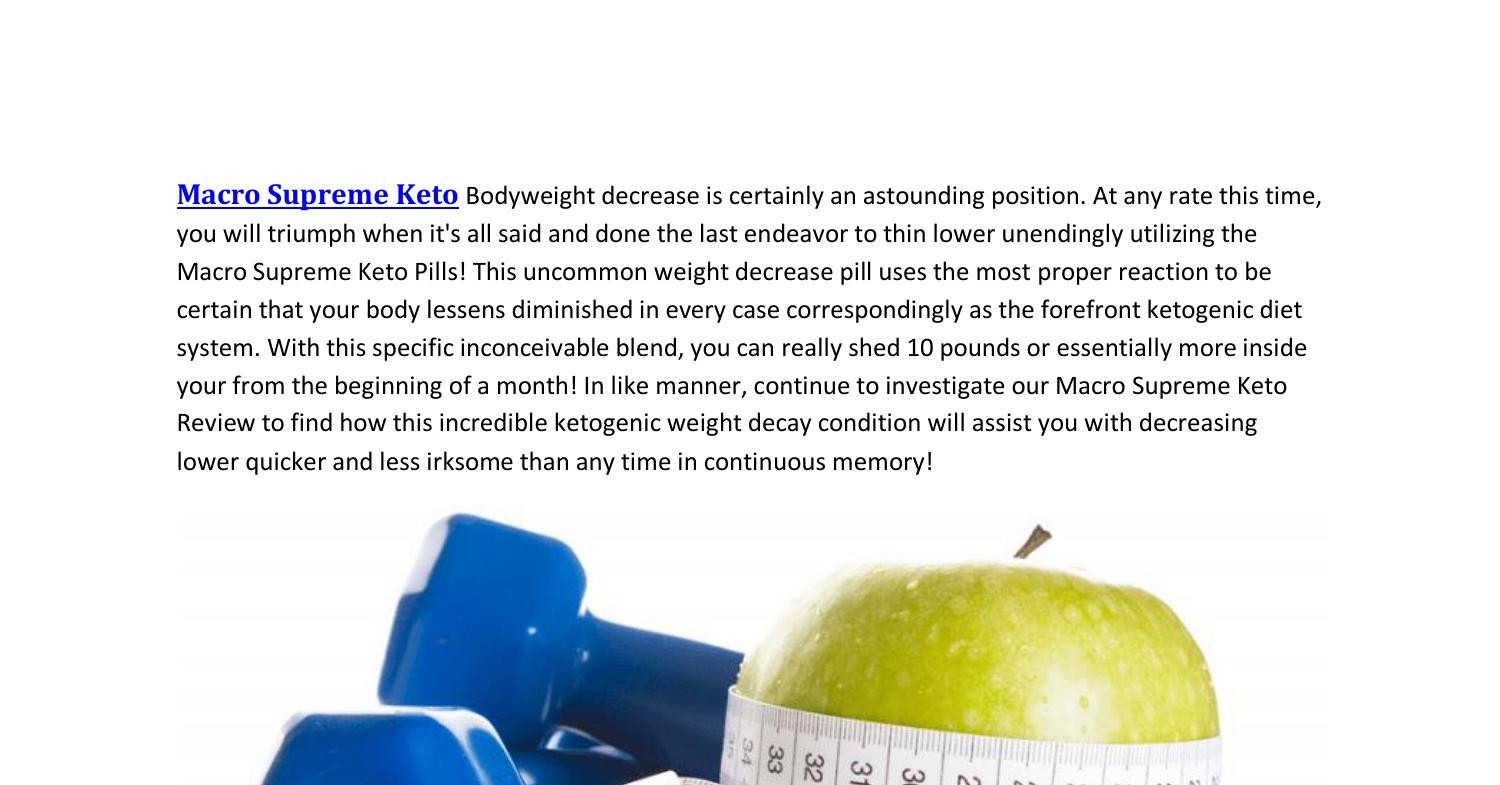 Macro Supreme Keto Review.pdf DocDroid
