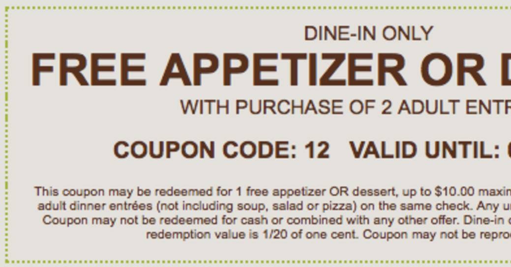 Olive Garden Coupon Appetizer Pdf Docdroid